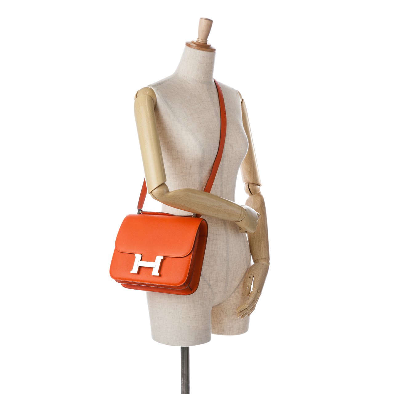 Hermès Epsom Constance 24 Oranje