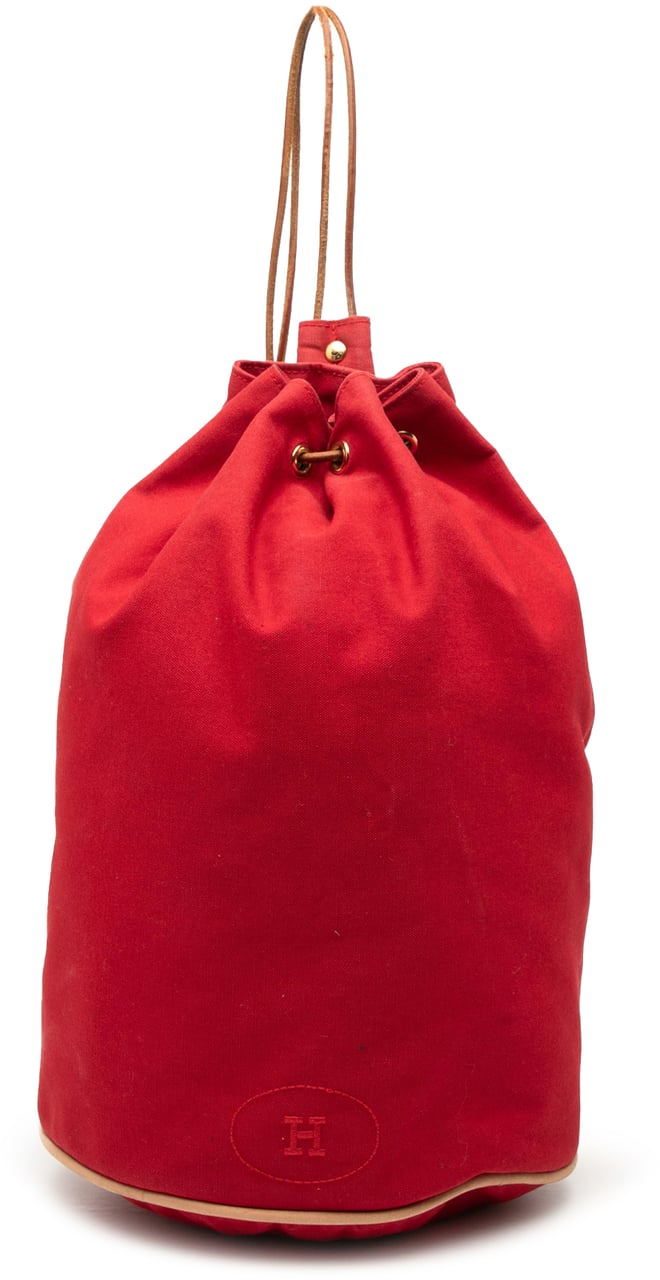 Hermès Toile Polochon Mimile Rood