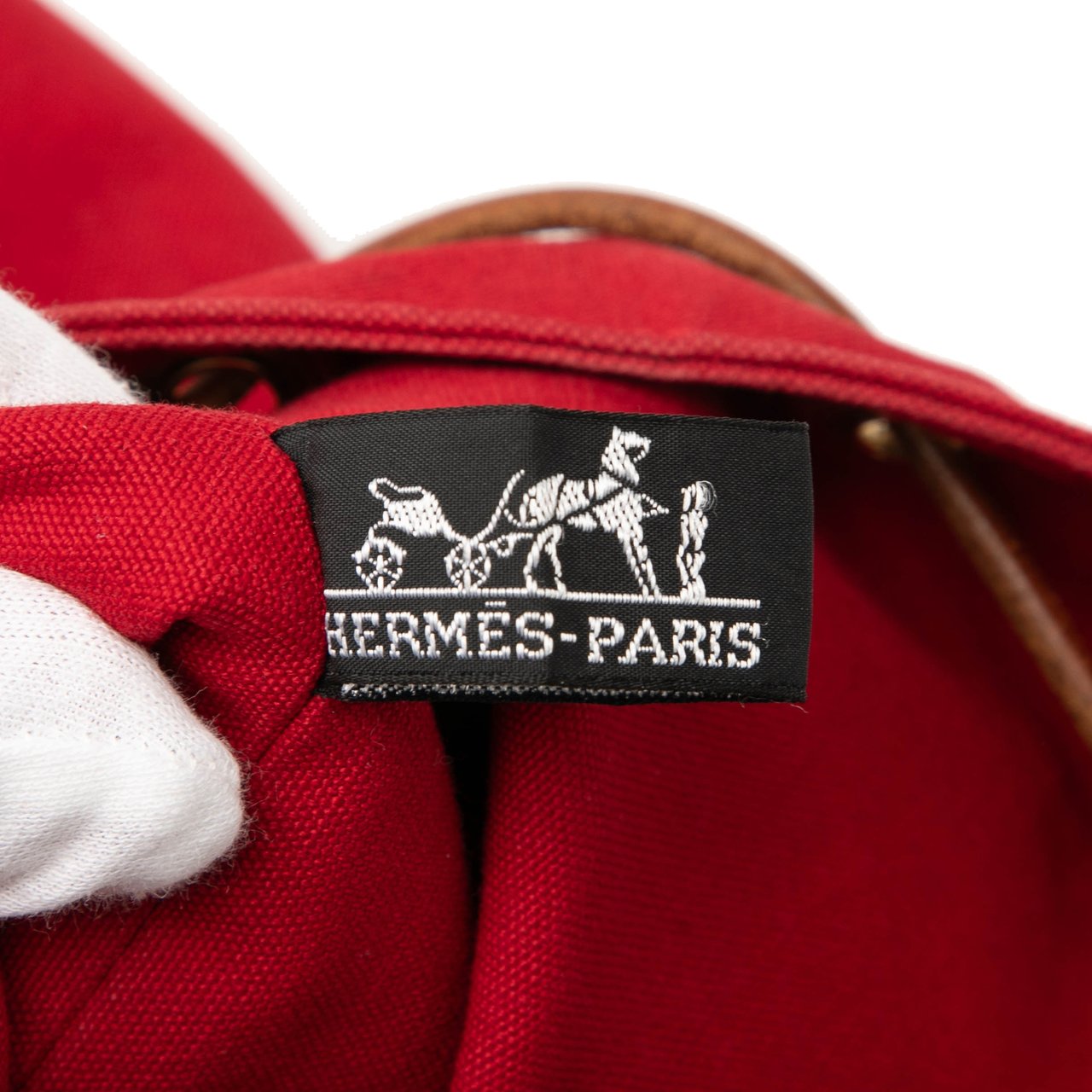 Hermès Toile Polochon Mimile Rood