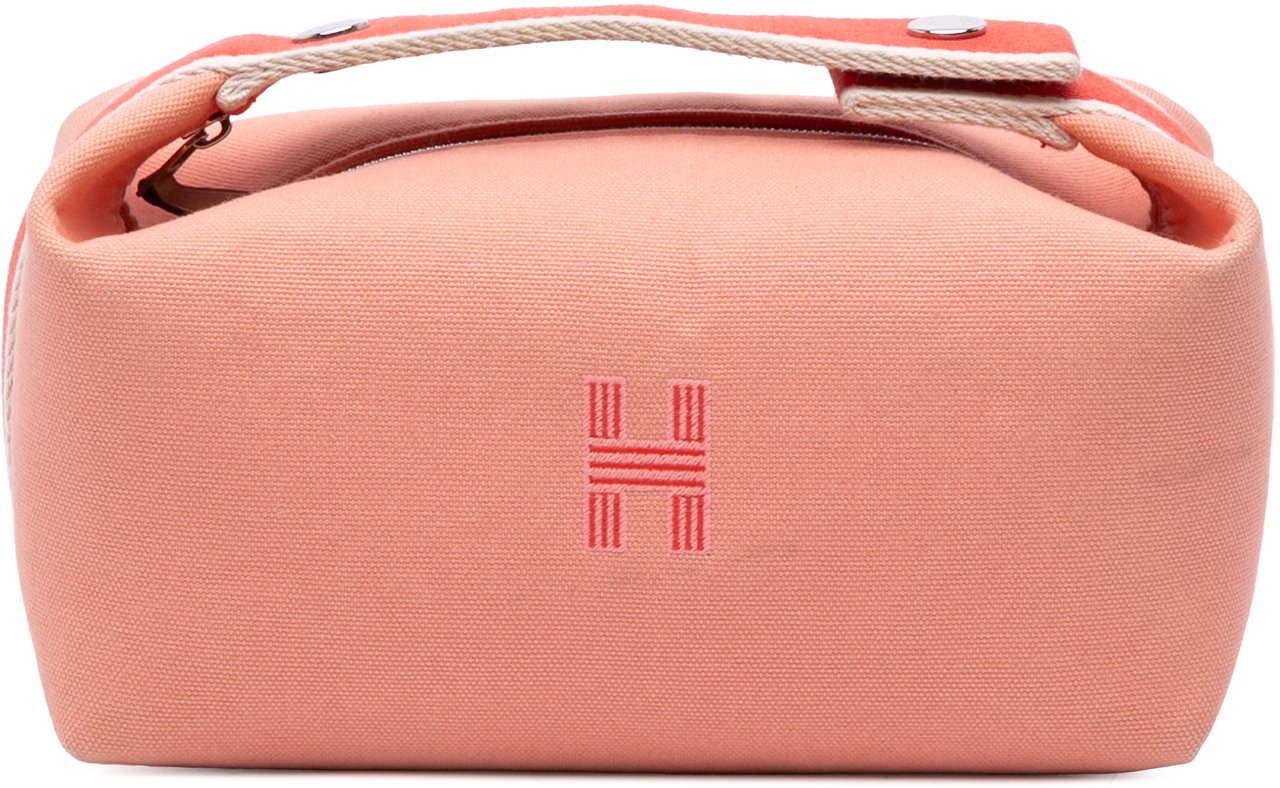 Hermès Small Canvas Bride A Brac Case Roze