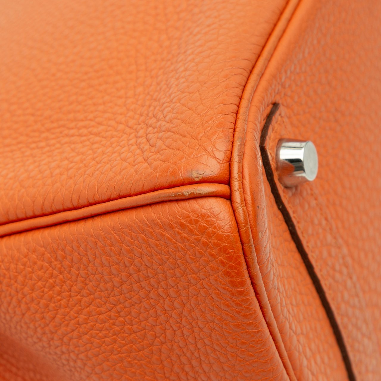 Hermès Togo Birkin Retourne 30 Oranje