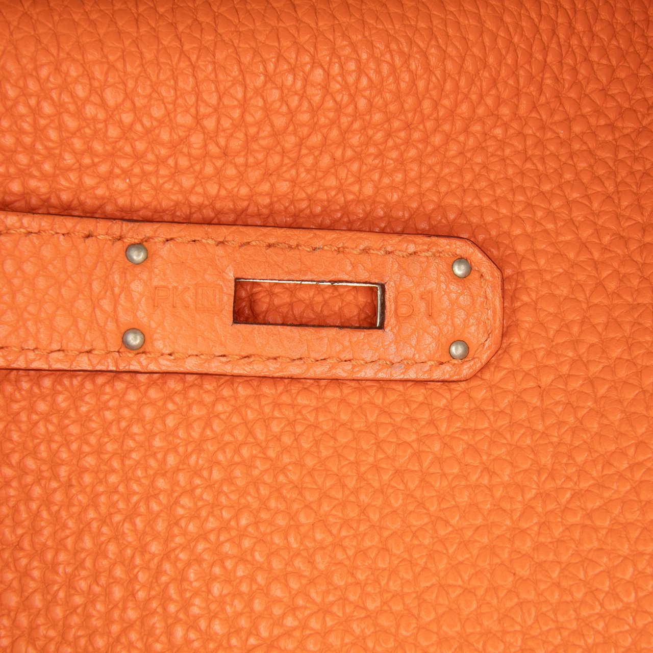 Hermès Togo Birkin Retourne 30 Oranje