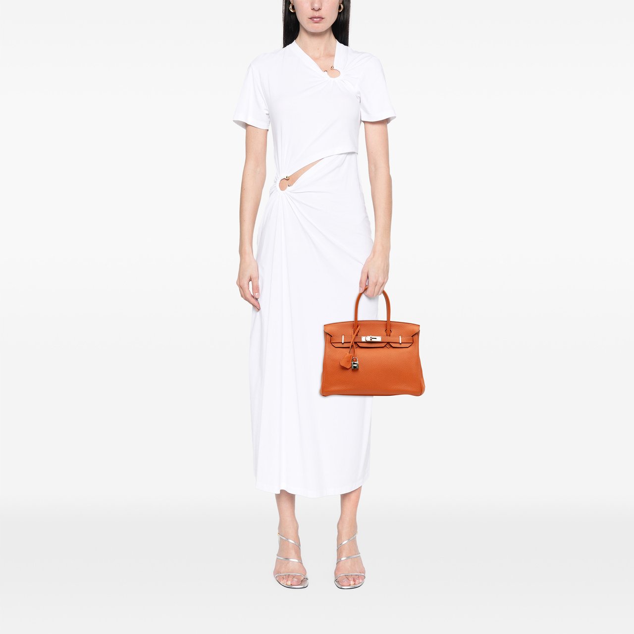 Hermès Togo Birkin Retourne 30 Oranje