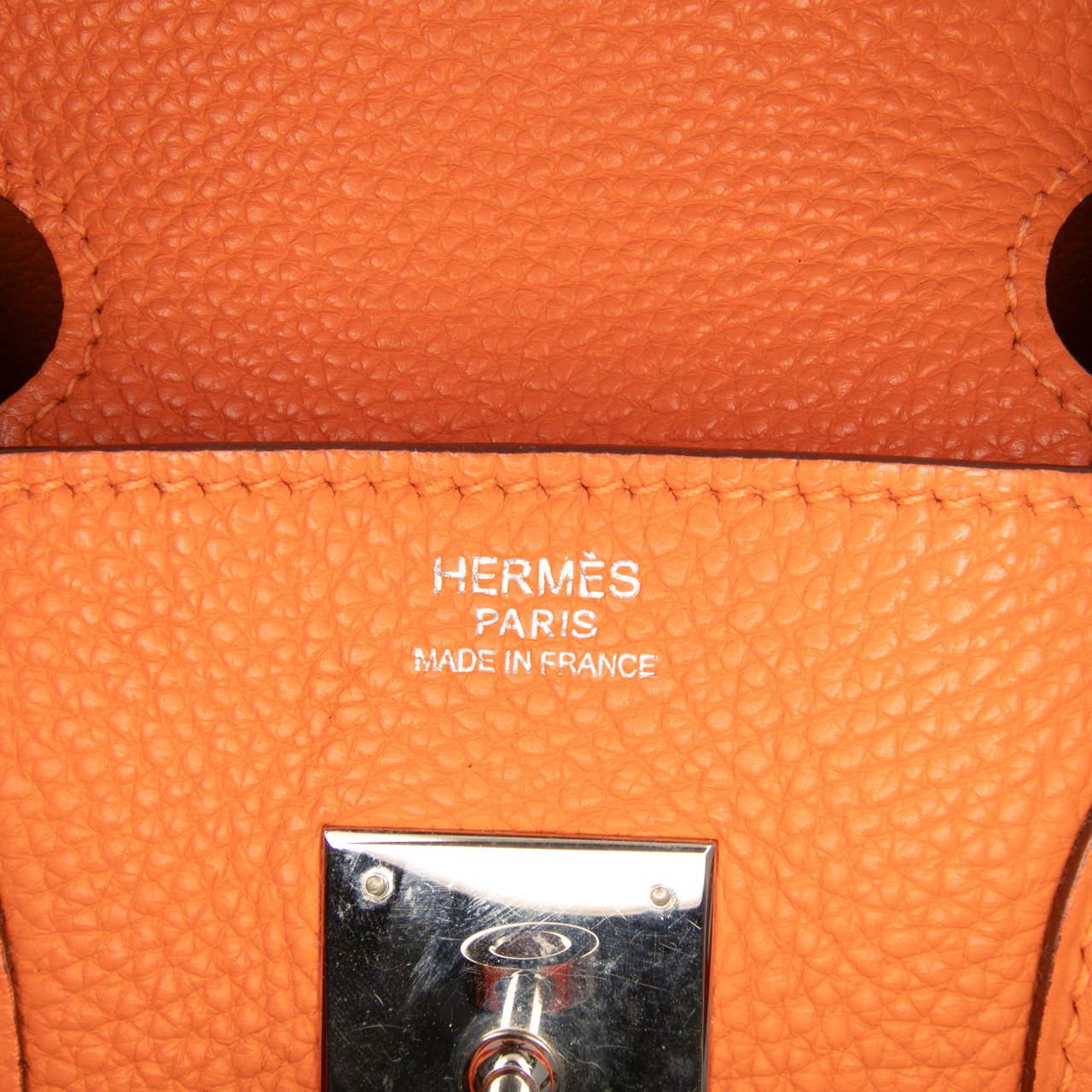 Hermès Togo Birkin Retourne 30 Oranje