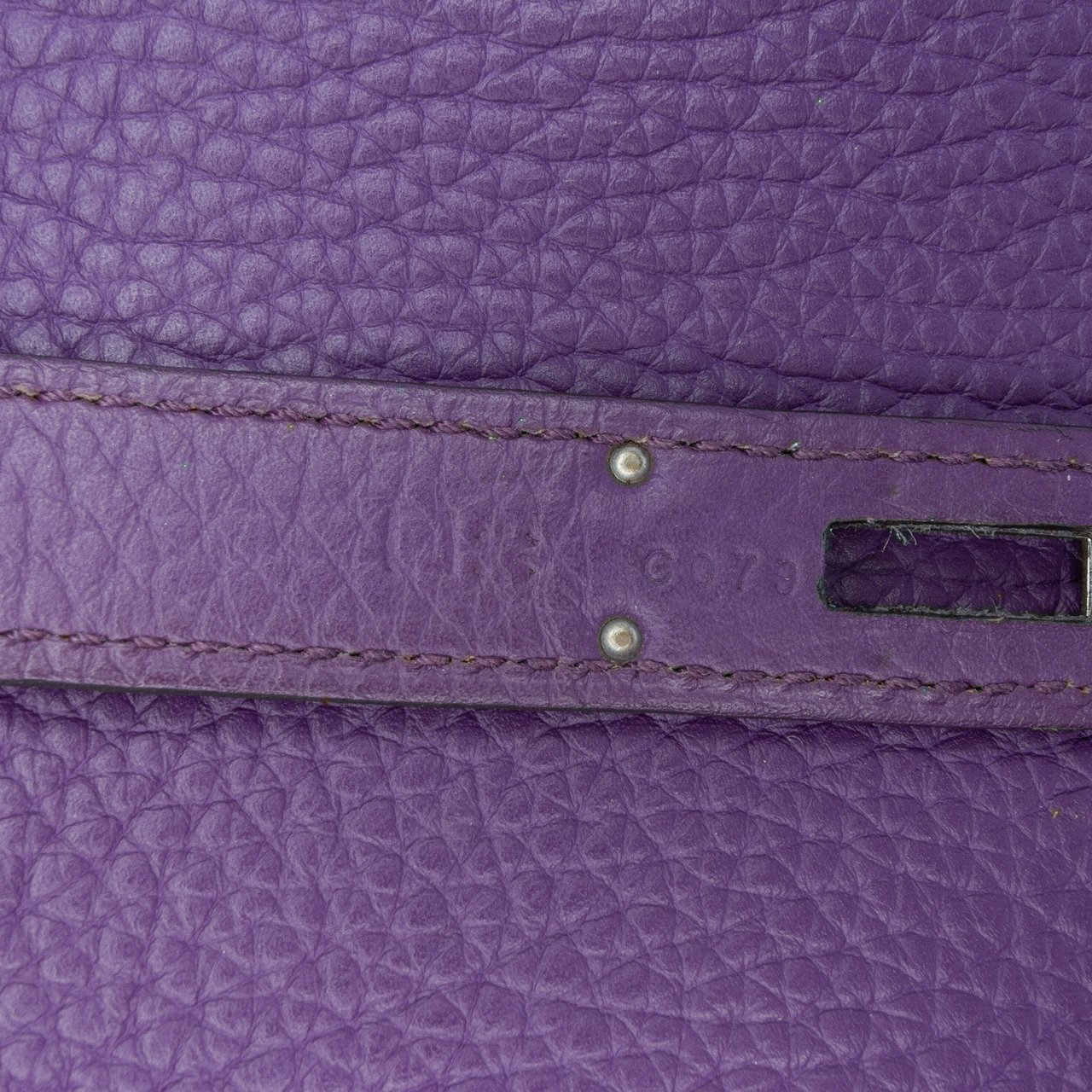 Hermès Togo Kelly II Retourne 35 Paars