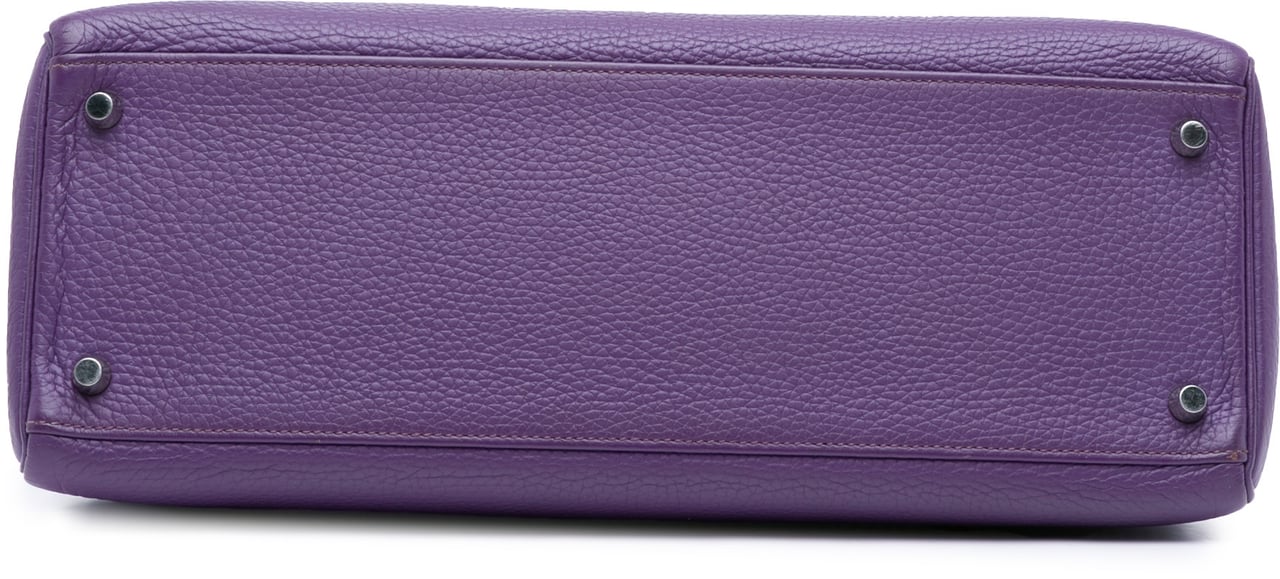 Hermès Togo Kelly II Retourne 35 Paars