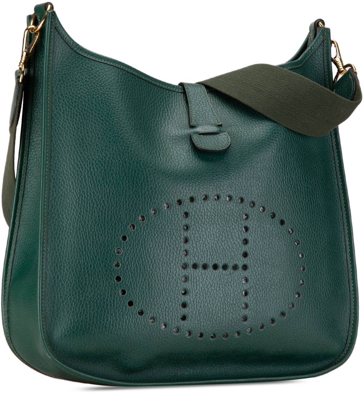 Hermès Togo Evelyne I GM Groen