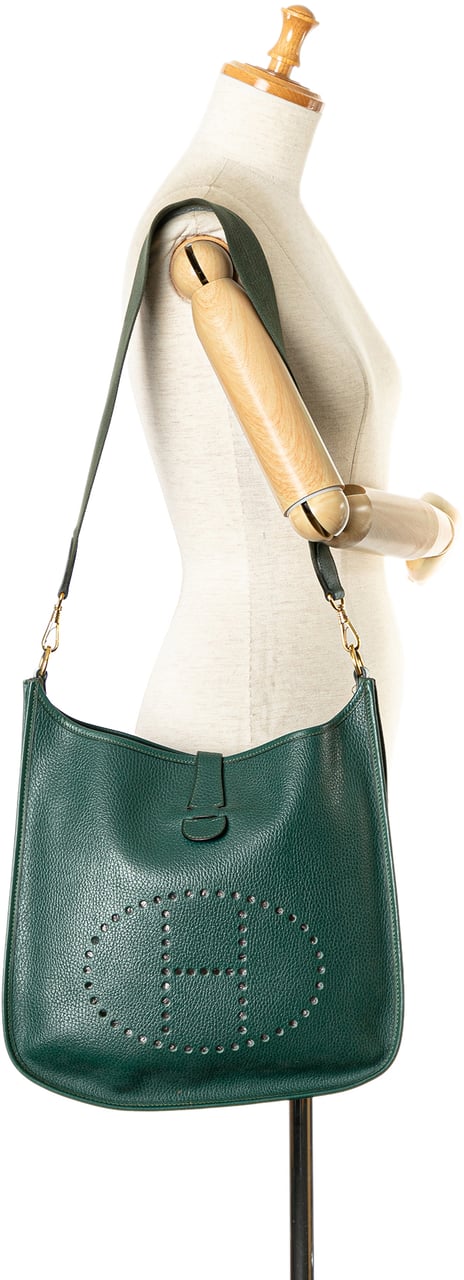 Hermès Togo Evelyne I GM Groen