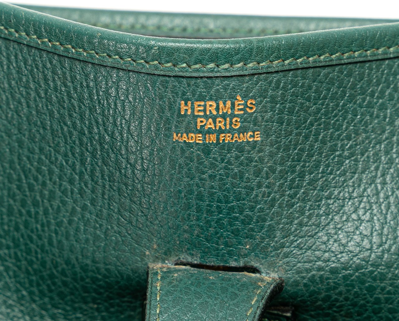 Hermès Togo Evelyne I GM Groen
