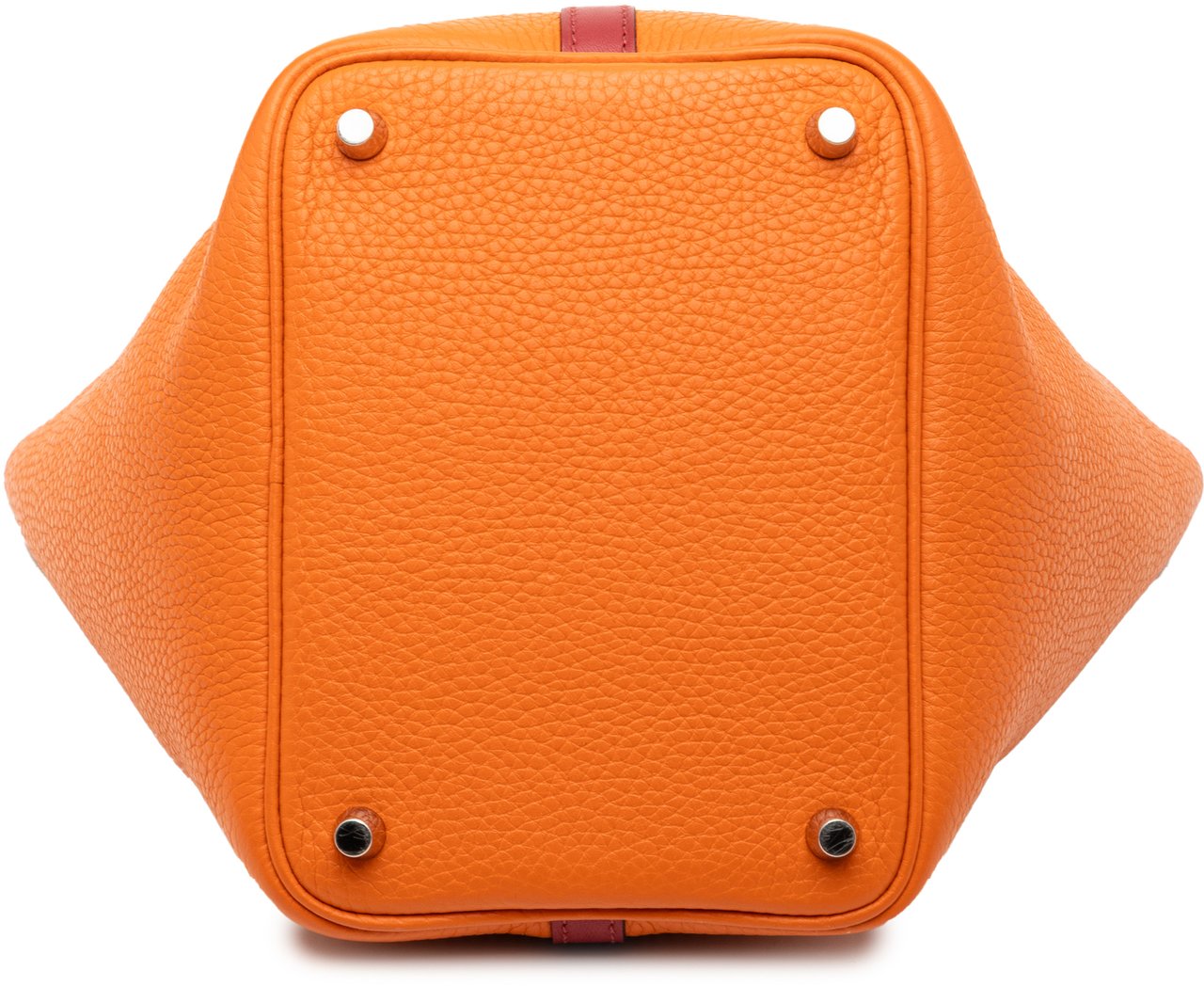 Hermès Bicolor Clemence and Swift Picotin Lock 18 Oranje