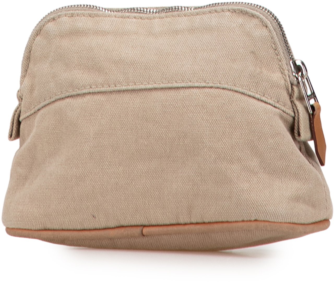 Hermès Mini Canvas Bolide Case Bruin