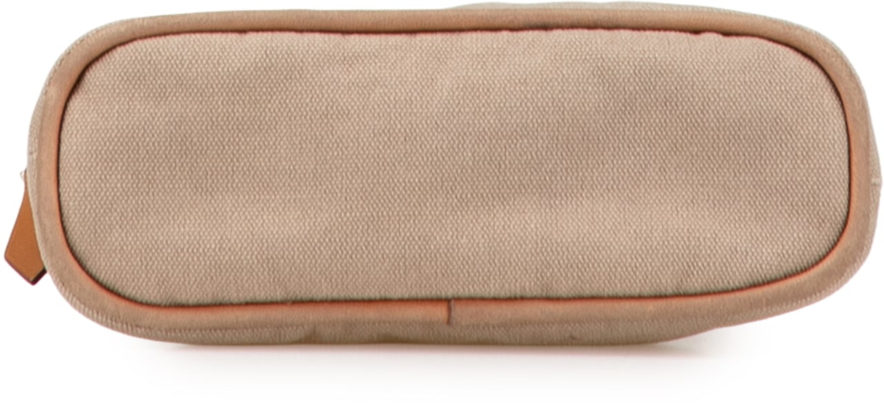 Hermès Mini Canvas Bolide Case Bruin