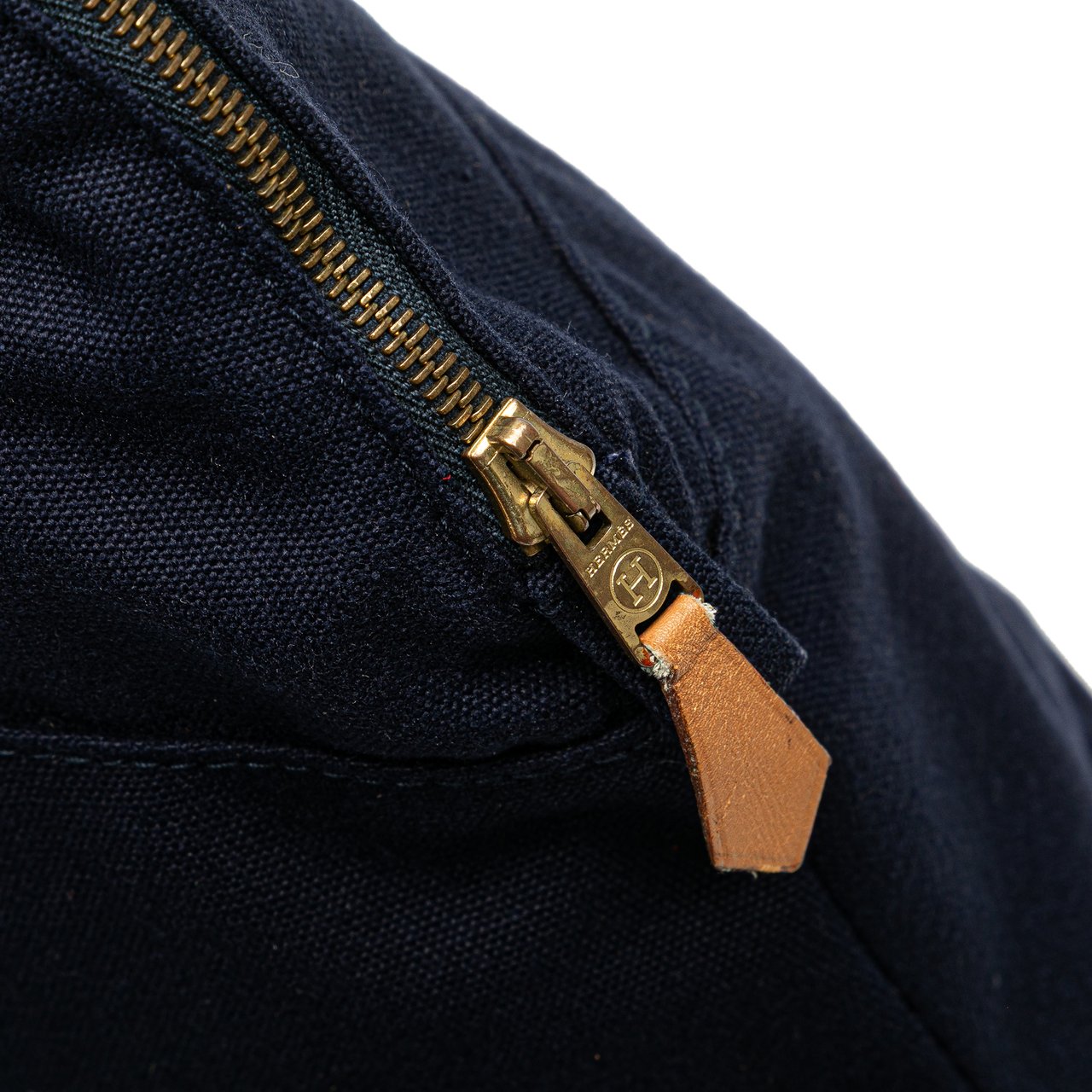 Hermès Toile Bolide Trousse de Voyage MM Blauw