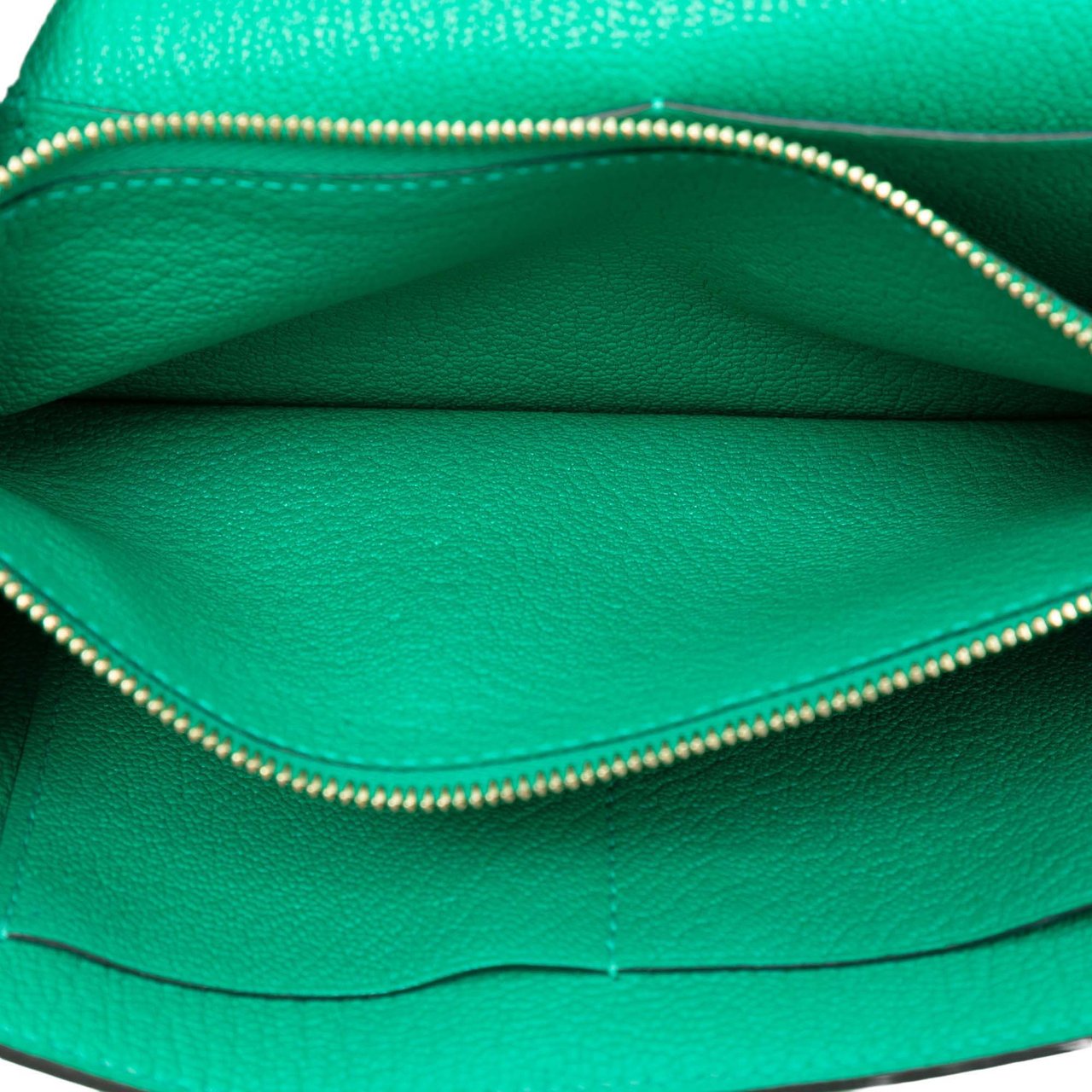 Hermès Chevre Mysore Kelly To Go Wallet Groen