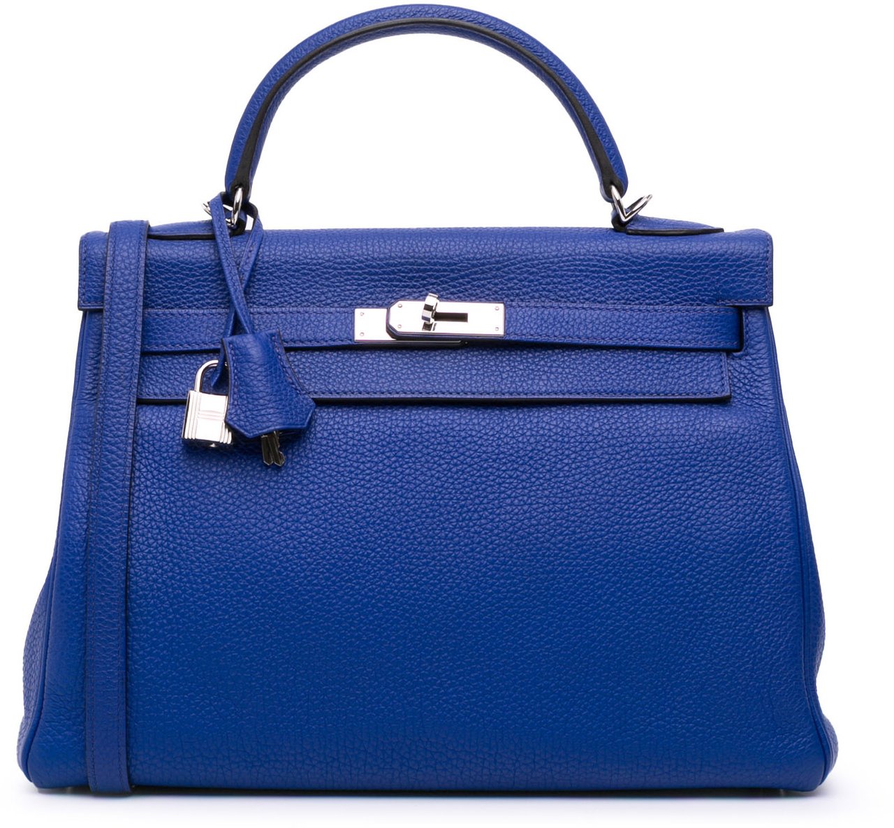 Hermès Togo Kelly II Retourne 32 Blauw