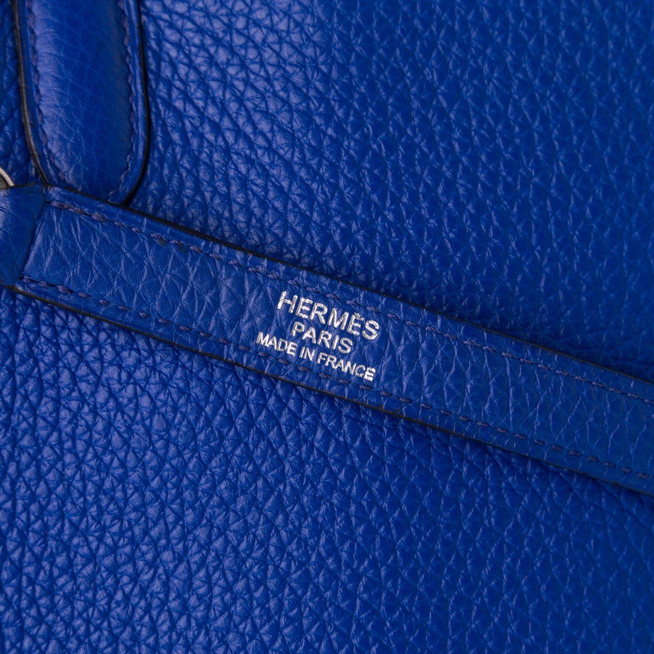 Hermès Togo Kelly II Retourne 32 Blauw