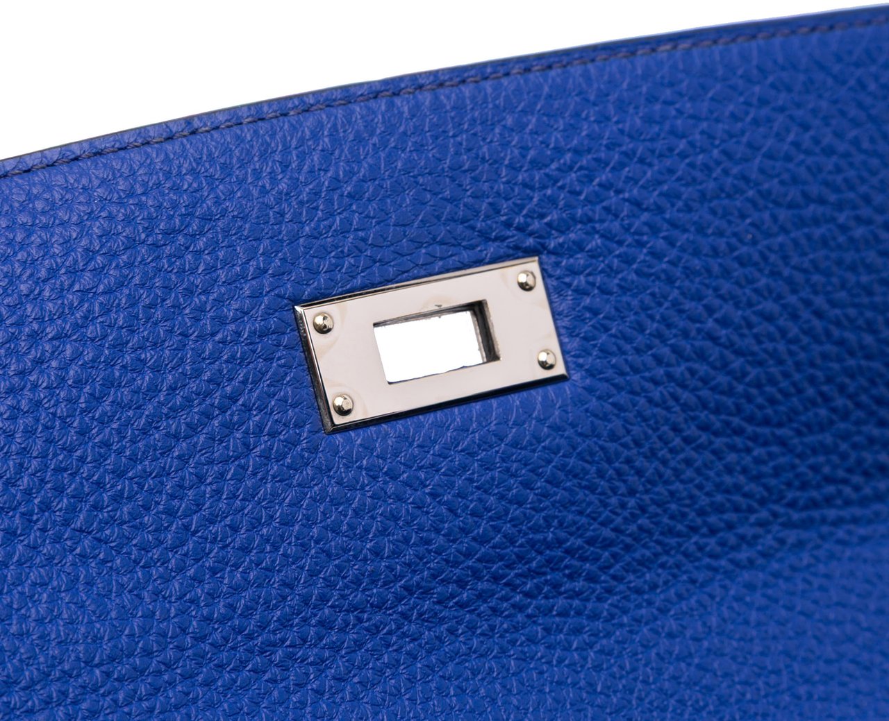Hermès Togo Kelly II Retourne 32 Blauw