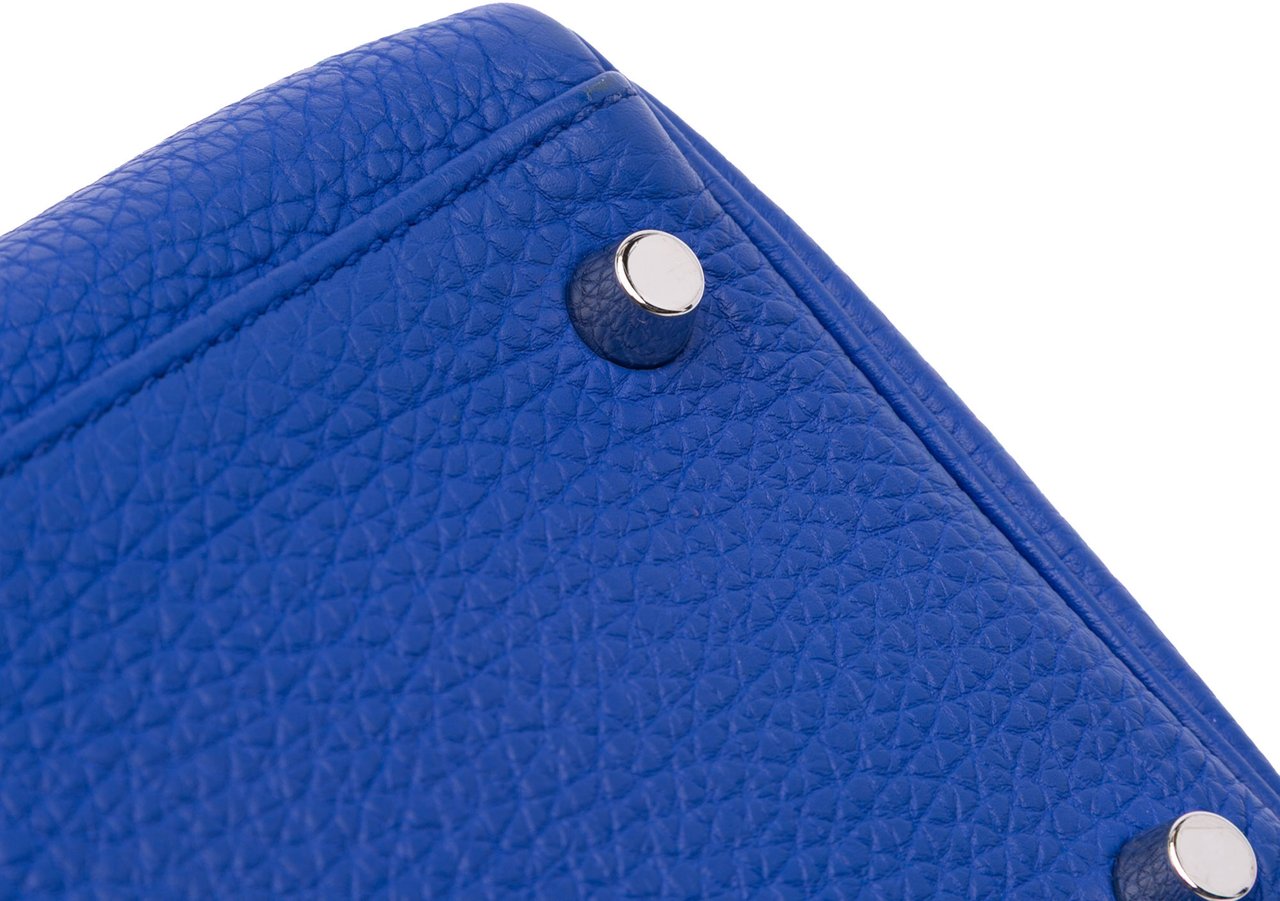 Hermès Togo Kelly II Retourne 32 Blauw