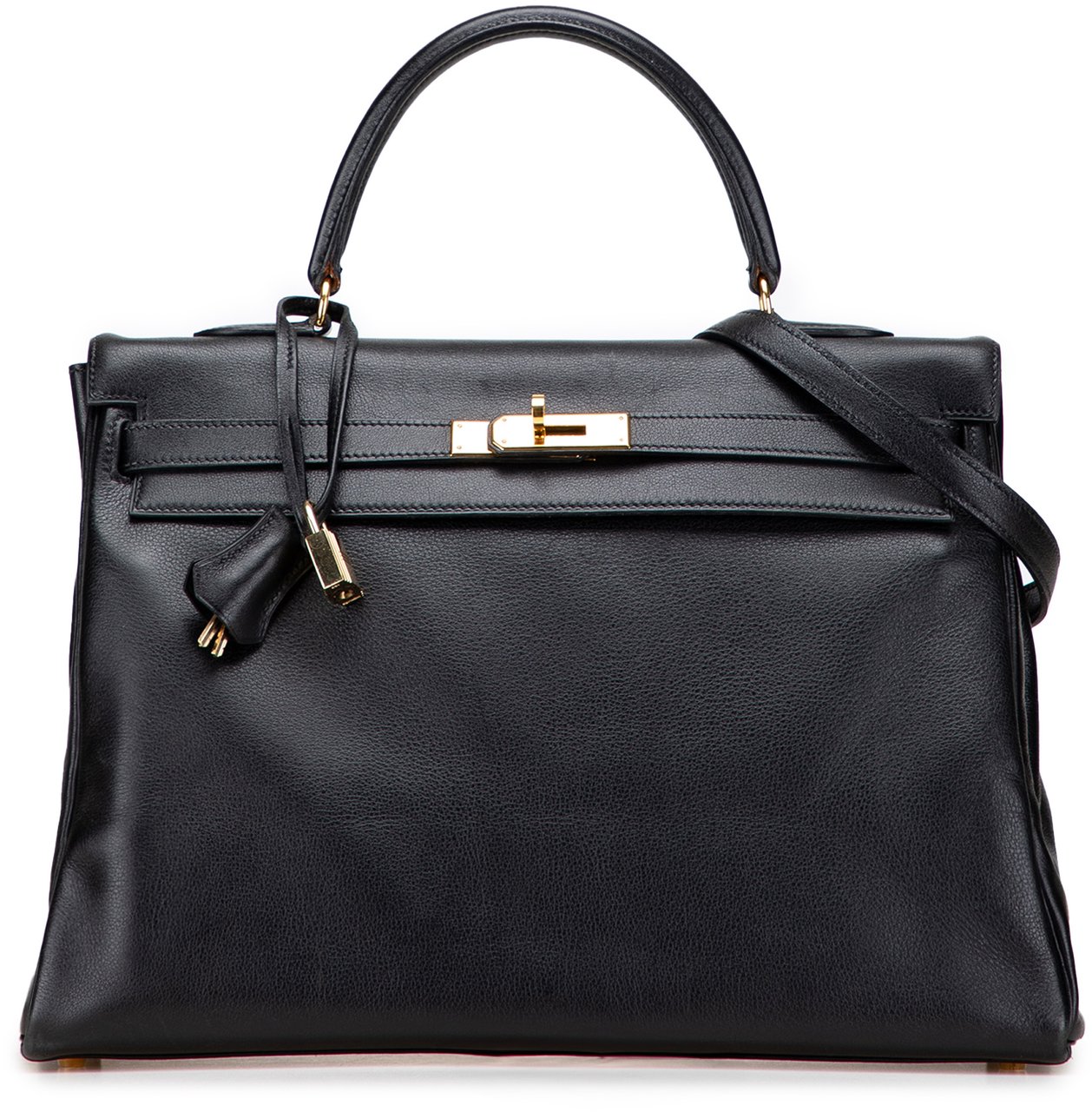 Hermès Gulliver Kelly Retourne 32 Zwart