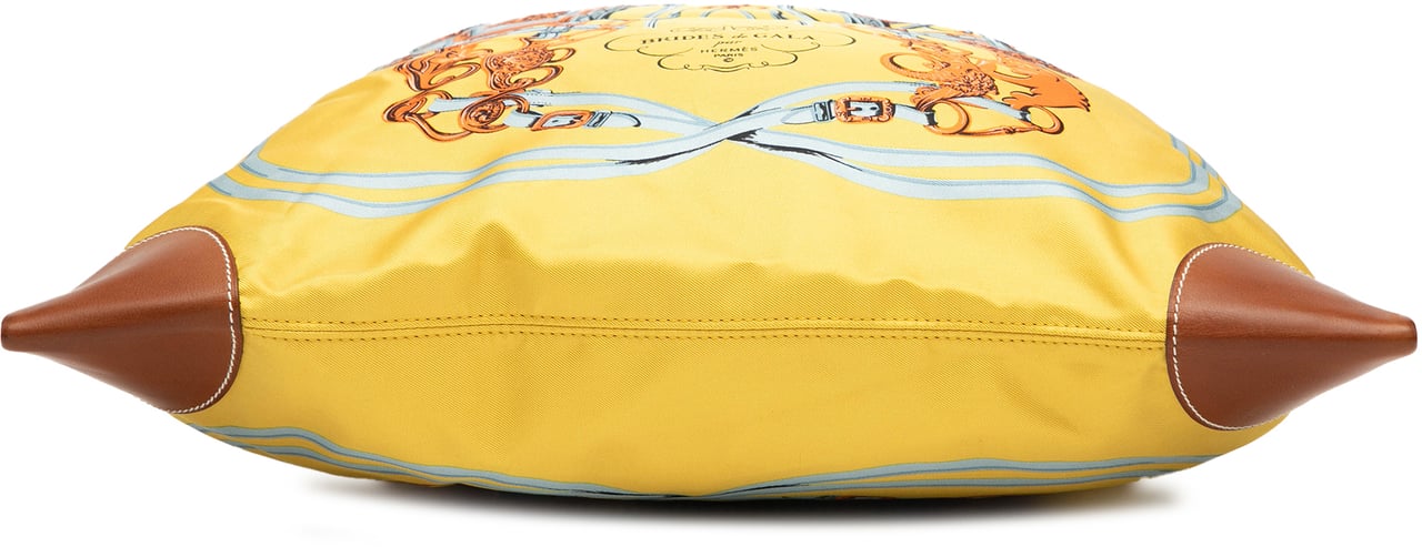 Hermès Silk and Barenia Brides de Gala Silky City 38 Geel