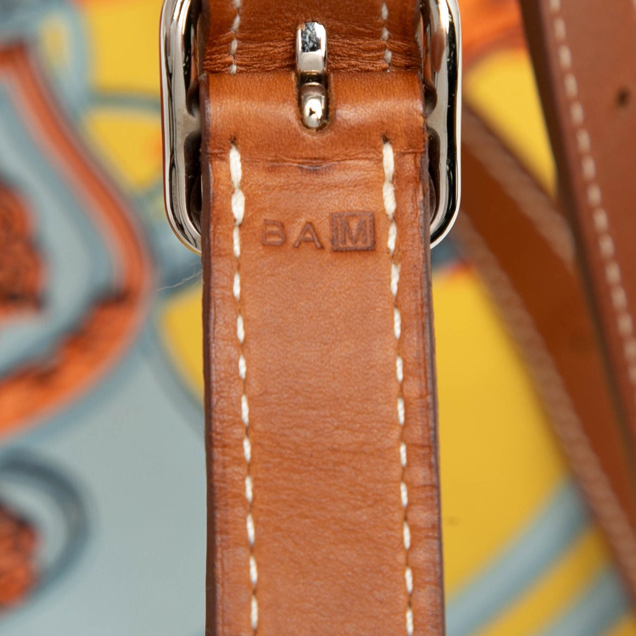 Hermès Silk and Barenia Brides de Gala Silky City 38 Geel