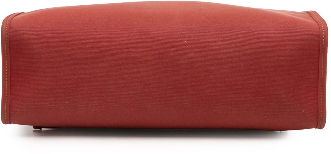 Hermès Toile Herbag Zip Retourne Verso 31 Rood