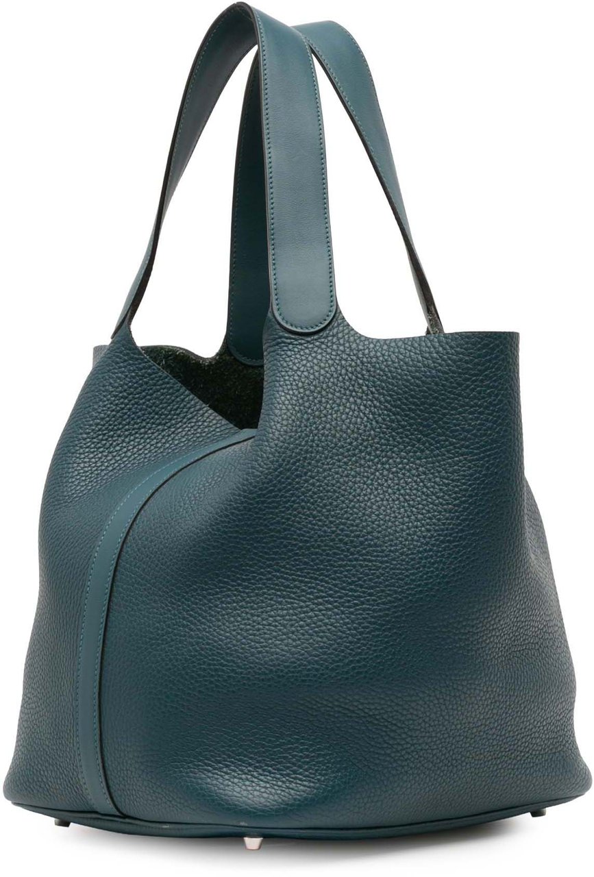 Hermès Clemence Picotin Lock 26 Blauw