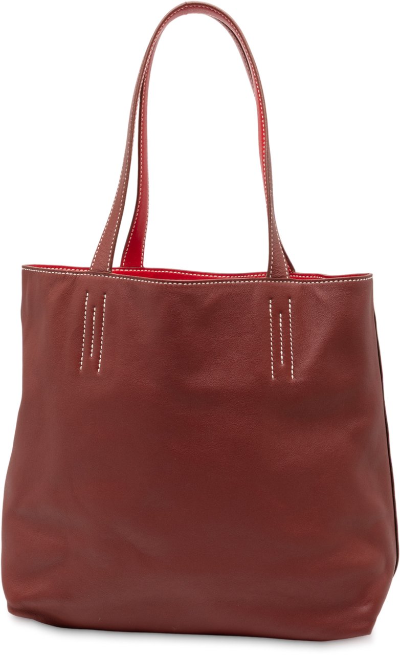 Hermès Veau Sikkim Double Sens 28 Rood