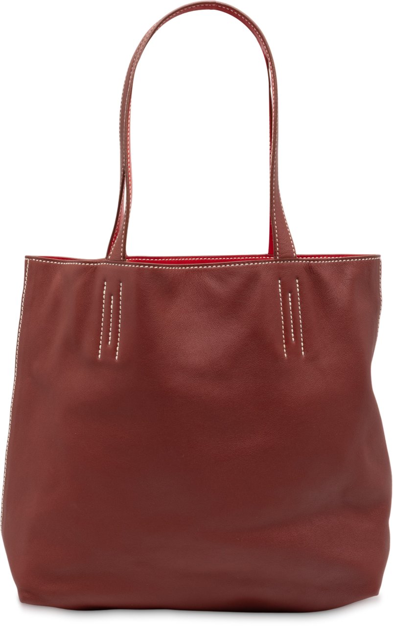 Hermès Veau Sikkim Double Sens 28 Rood