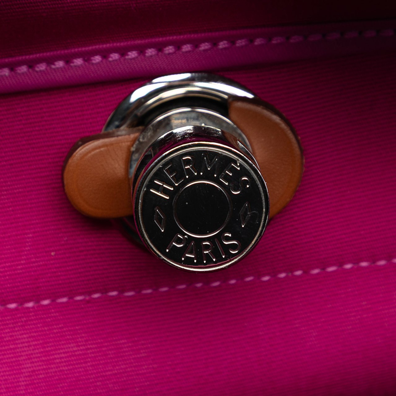 Hermès Toile Herbag Zip 31 Roze