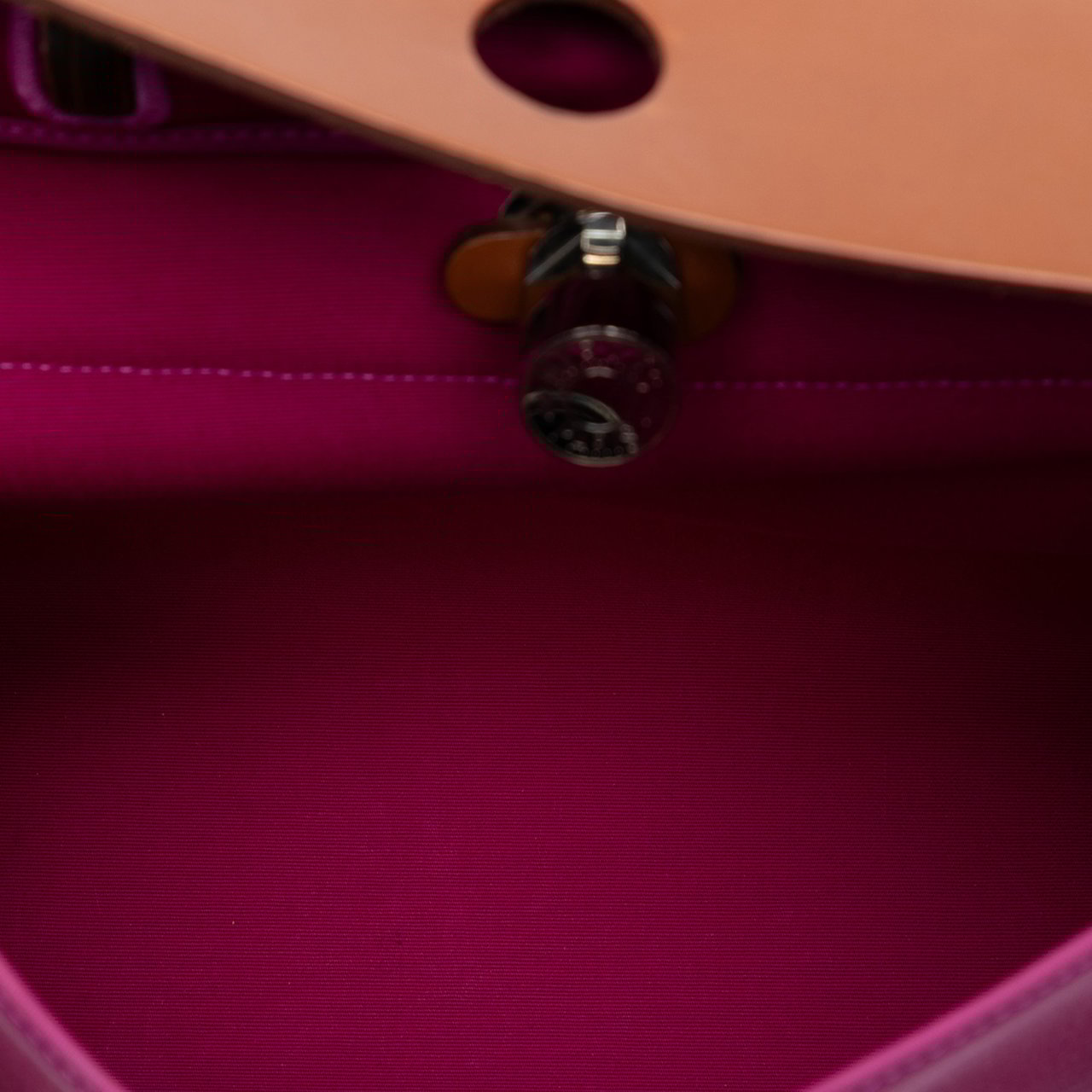 Hermès Toile Herbag Zip 31 Roze