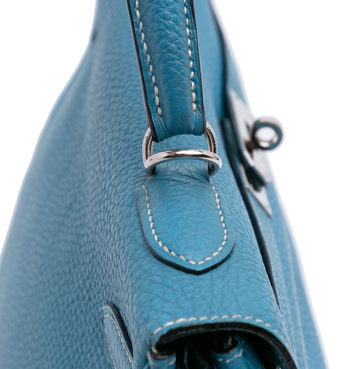 Hermès Togo Kelly II Retourne 32 Blauw