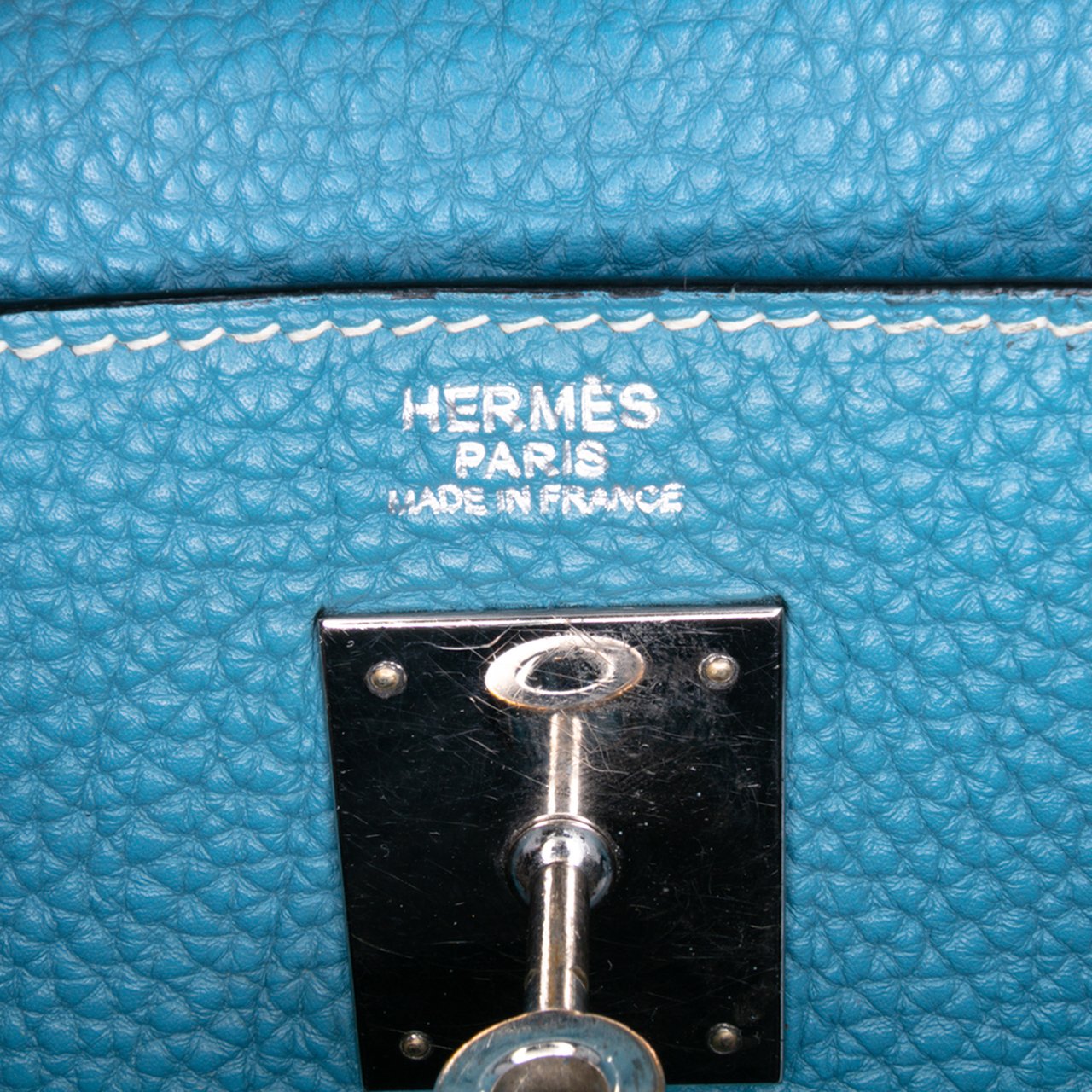 Hermès Togo Kelly II Retourne 32 Blauw