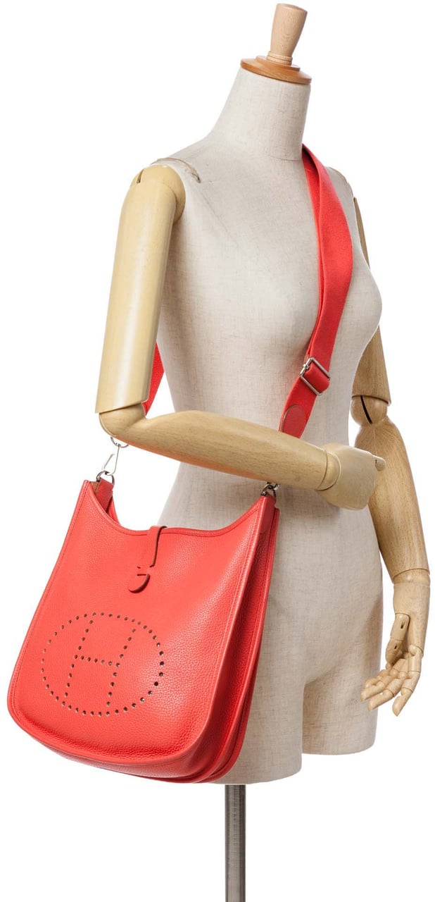 Hermès Clemence Evelyne III 29 PM Rood