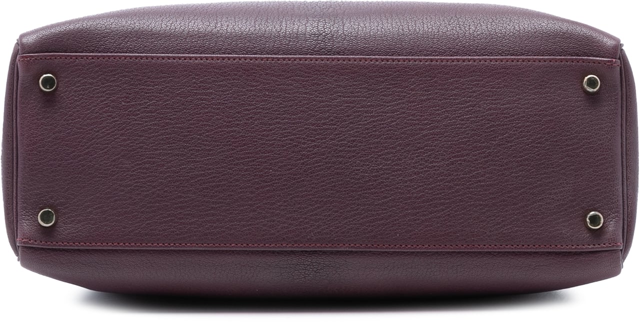 Hermès Chevre Mysore Kelly II Retourne 35 Paars