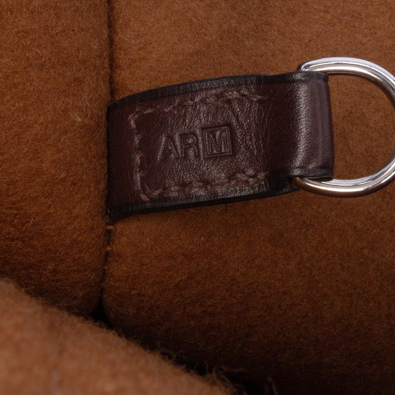 Hermès Printed Felt Carrimi Tote MM Bruin