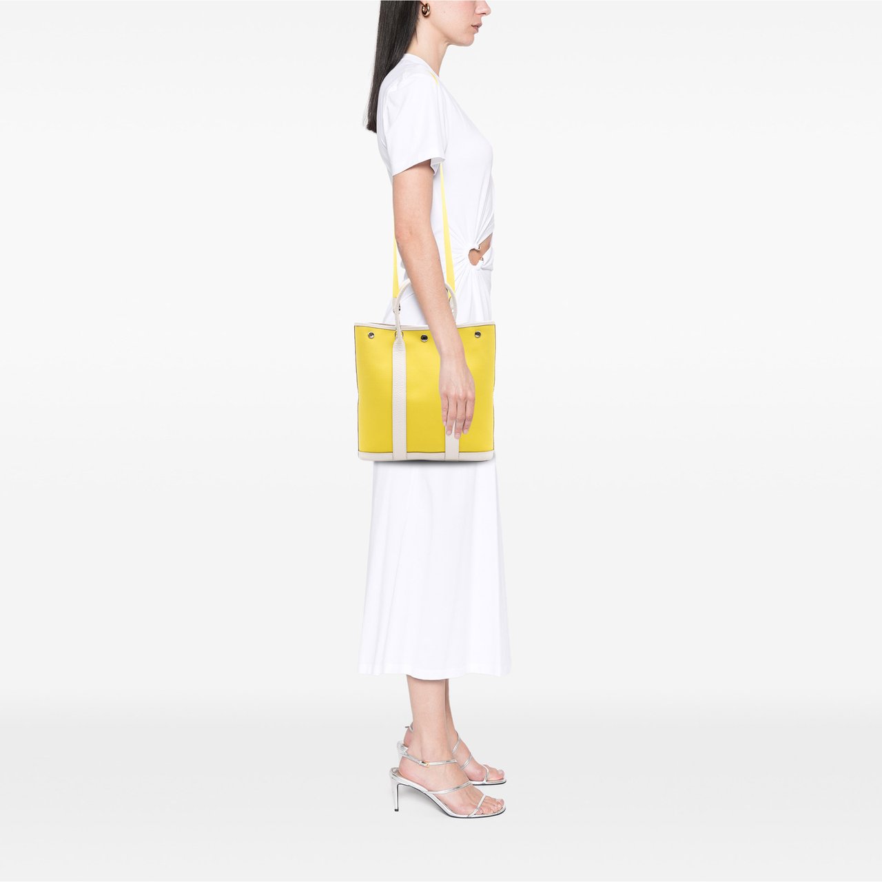 Hermès Toile and Negonda Garden File 28 Geel