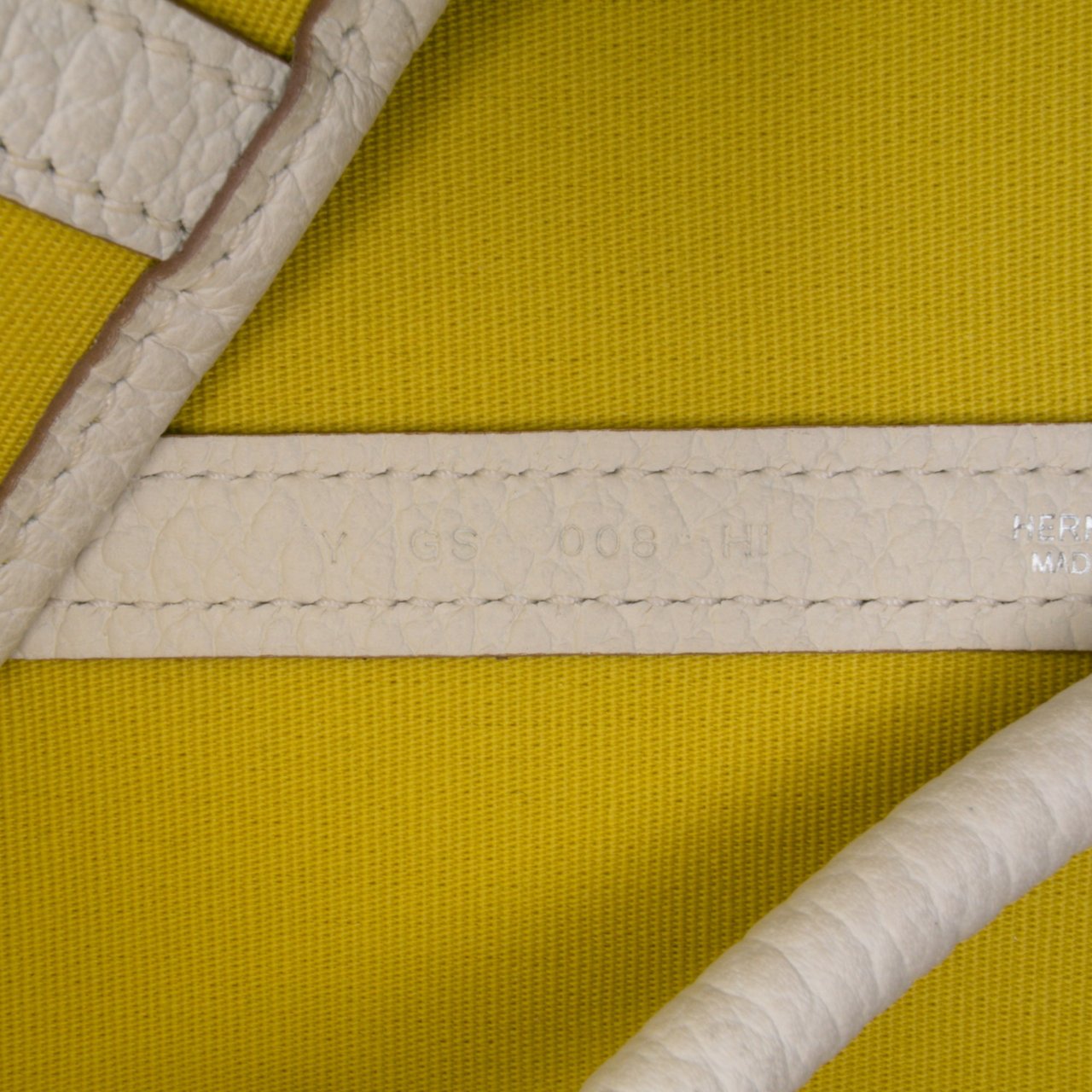 Hermès Toile and Negonda Garden File 28 Geel