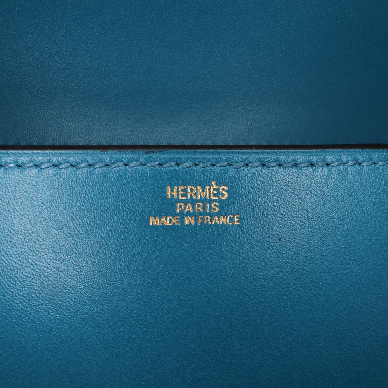 Hermès Tadelakt Medor Clutch 23 Blauw