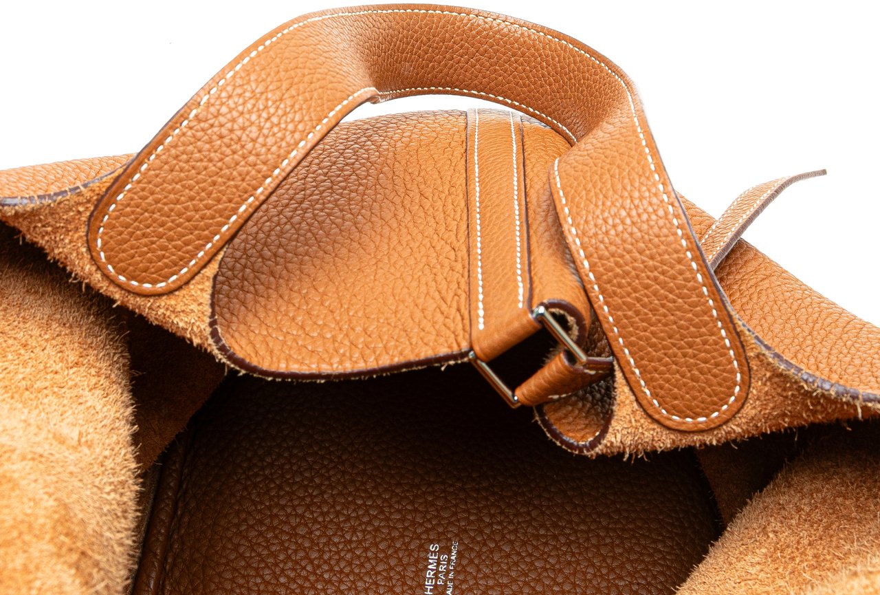 Hermès Clemence Picotin 22 Bruin