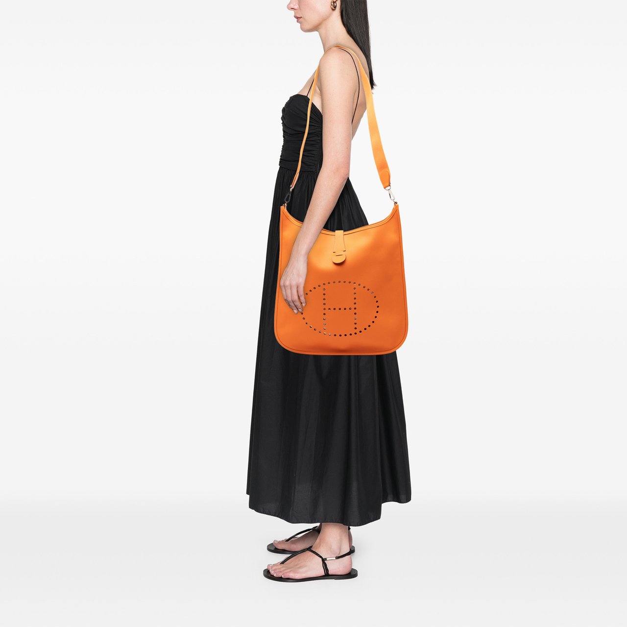 Hermès Epsom Evelyne II TGM Oranje