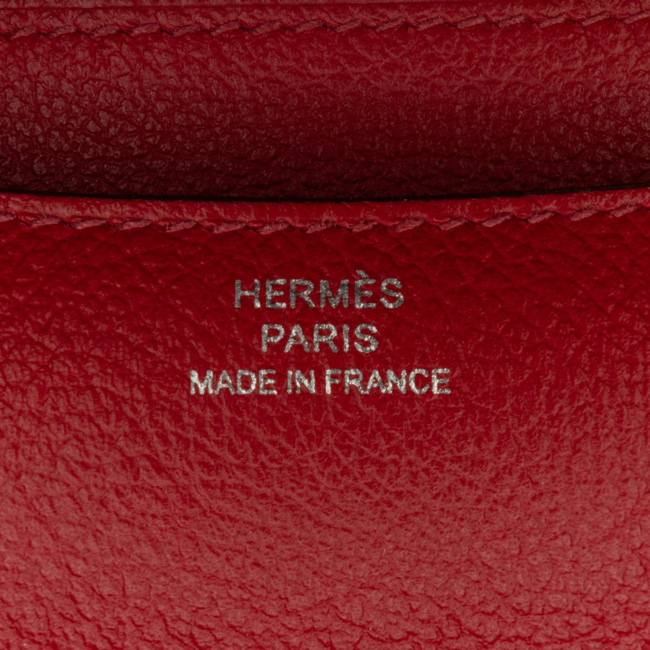 Hermès Mini Evercolor Constance 18 Rood