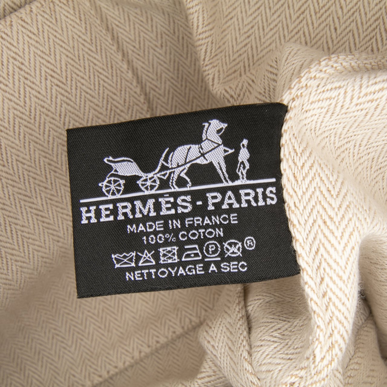 Hermès Large Canvas Bride A Brac Case Oranje