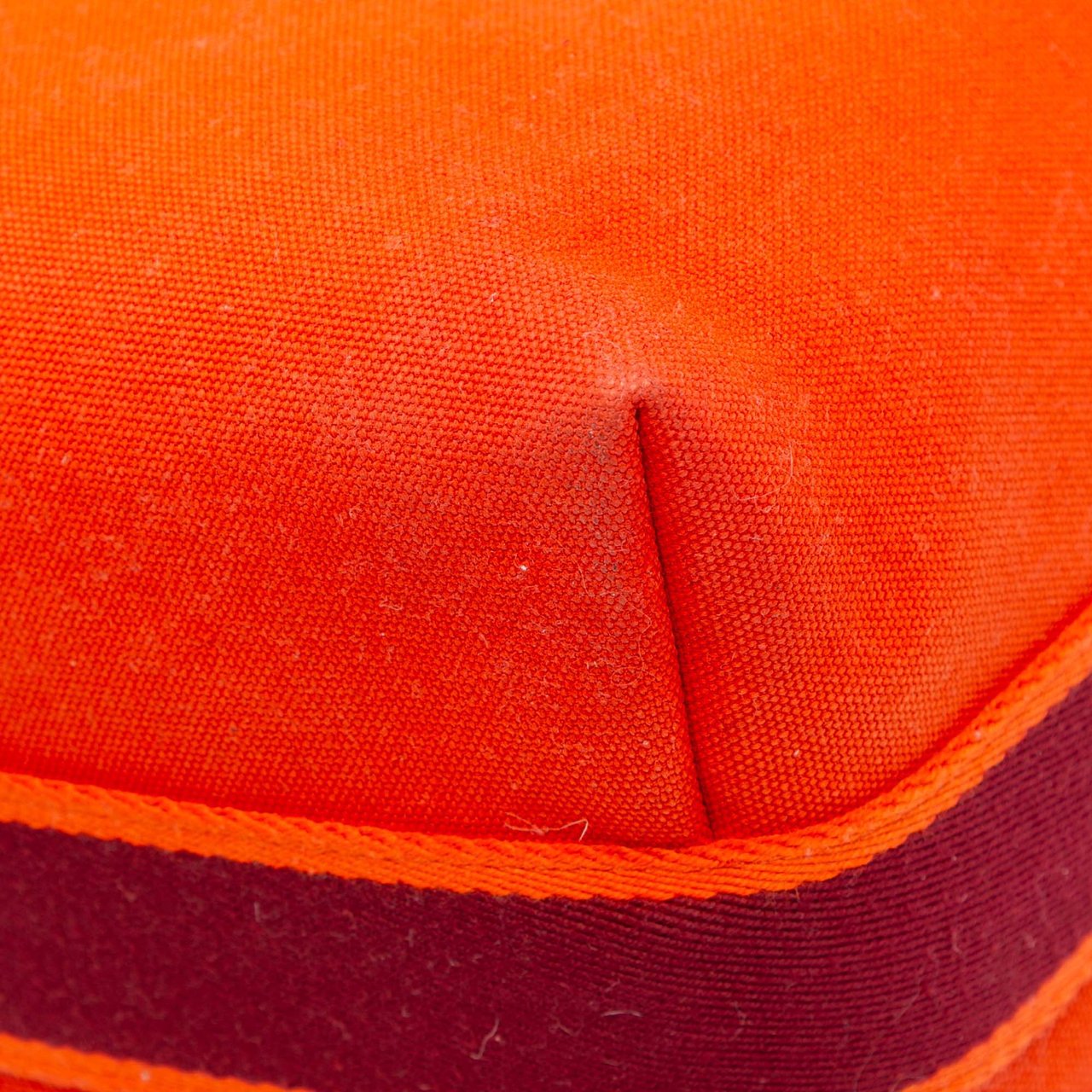 Hermès Large Canvas Bride A Brac Case Oranje