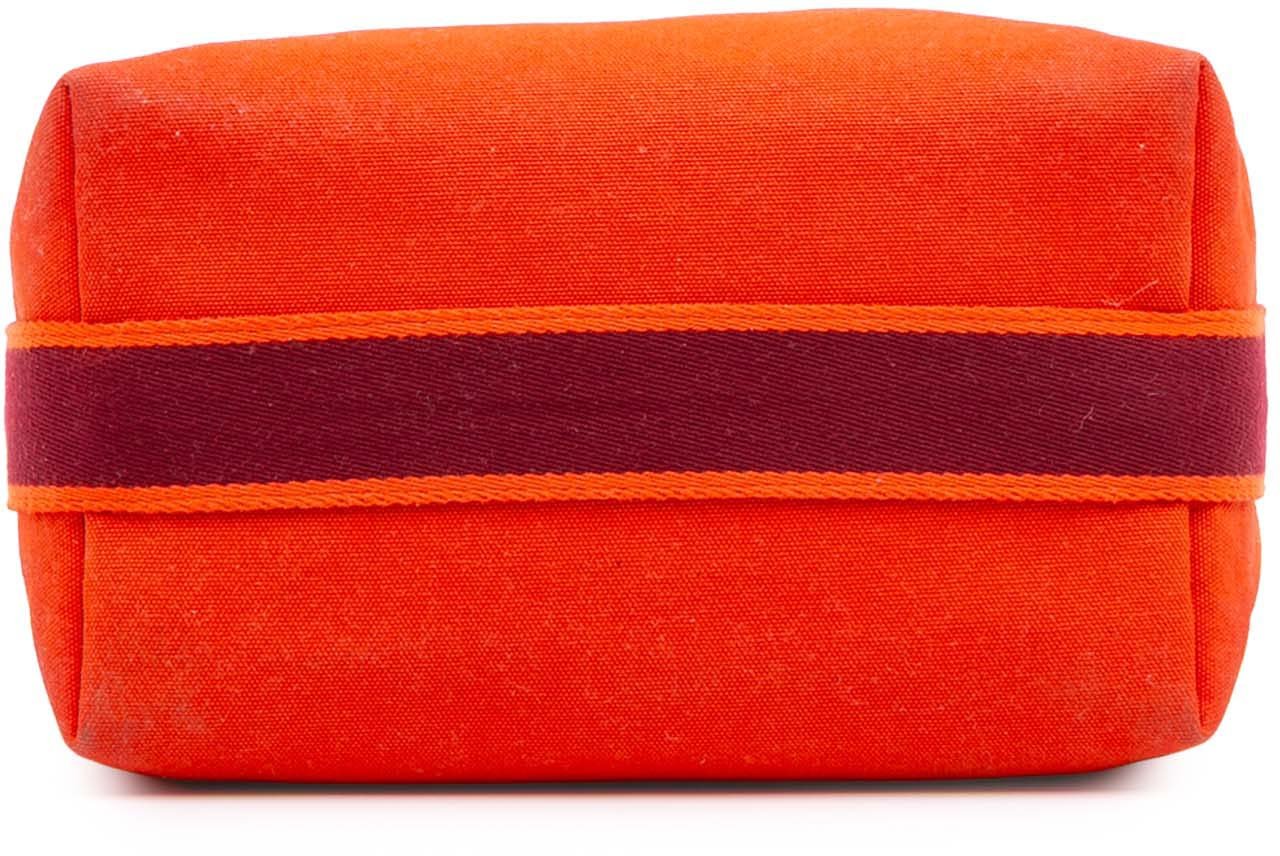 Hermès Large Canvas Bride A Brac Case Oranje