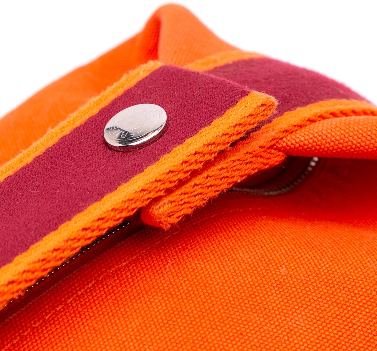 Hermès Large Canvas Bride A Brac Case Oranje