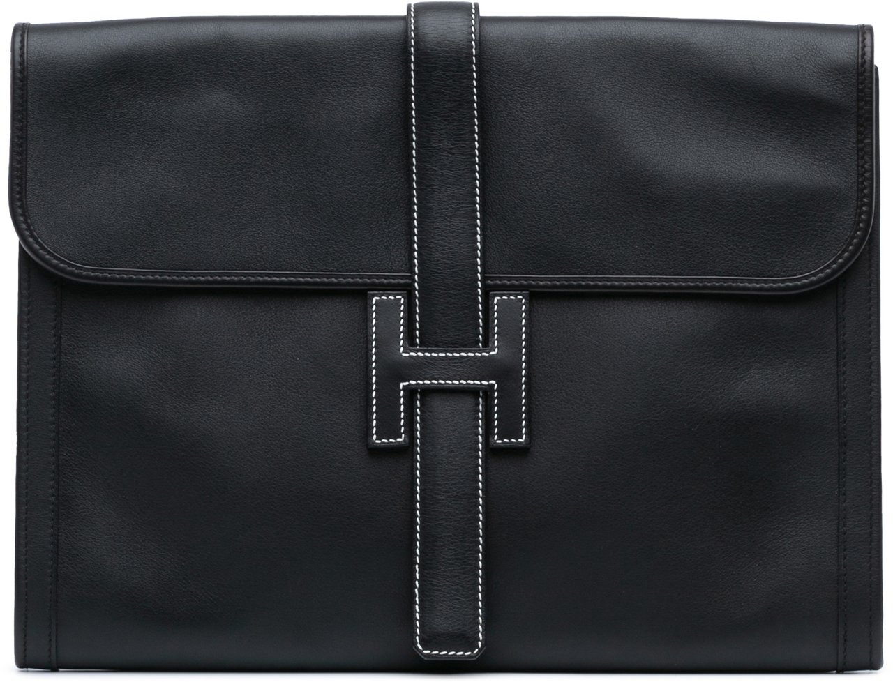 Hermès Swift Jige GM Zwart