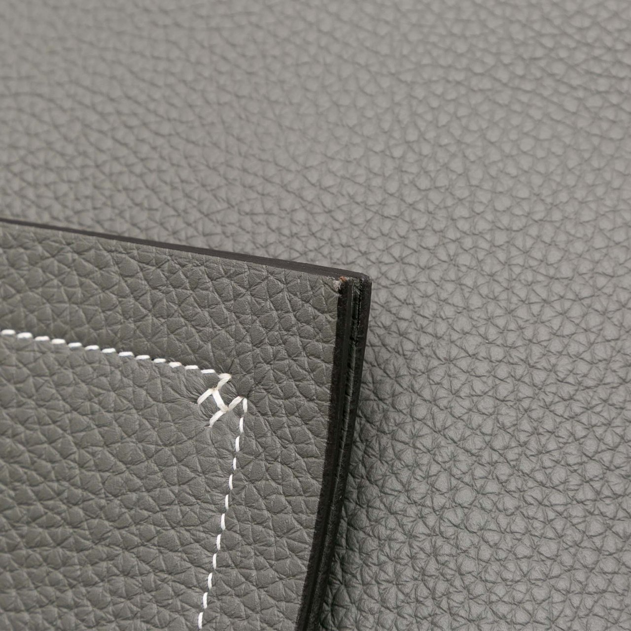 Hermès Taurillon Clemence Cabasellier 46 Grijs