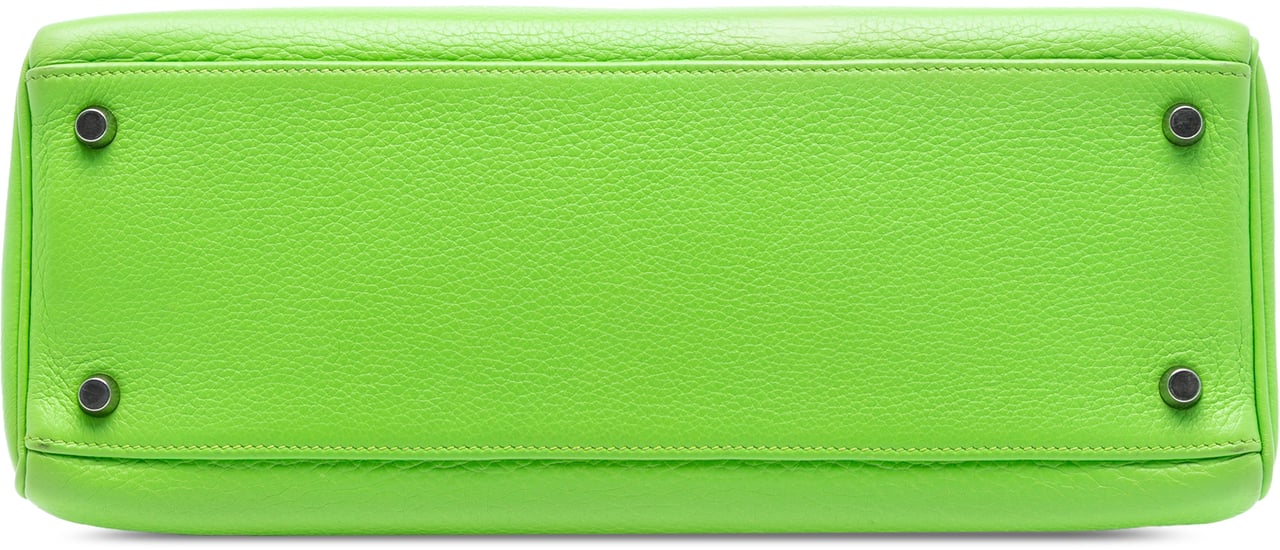 Hermès Clemence Kelly II Retourne 32 Groen