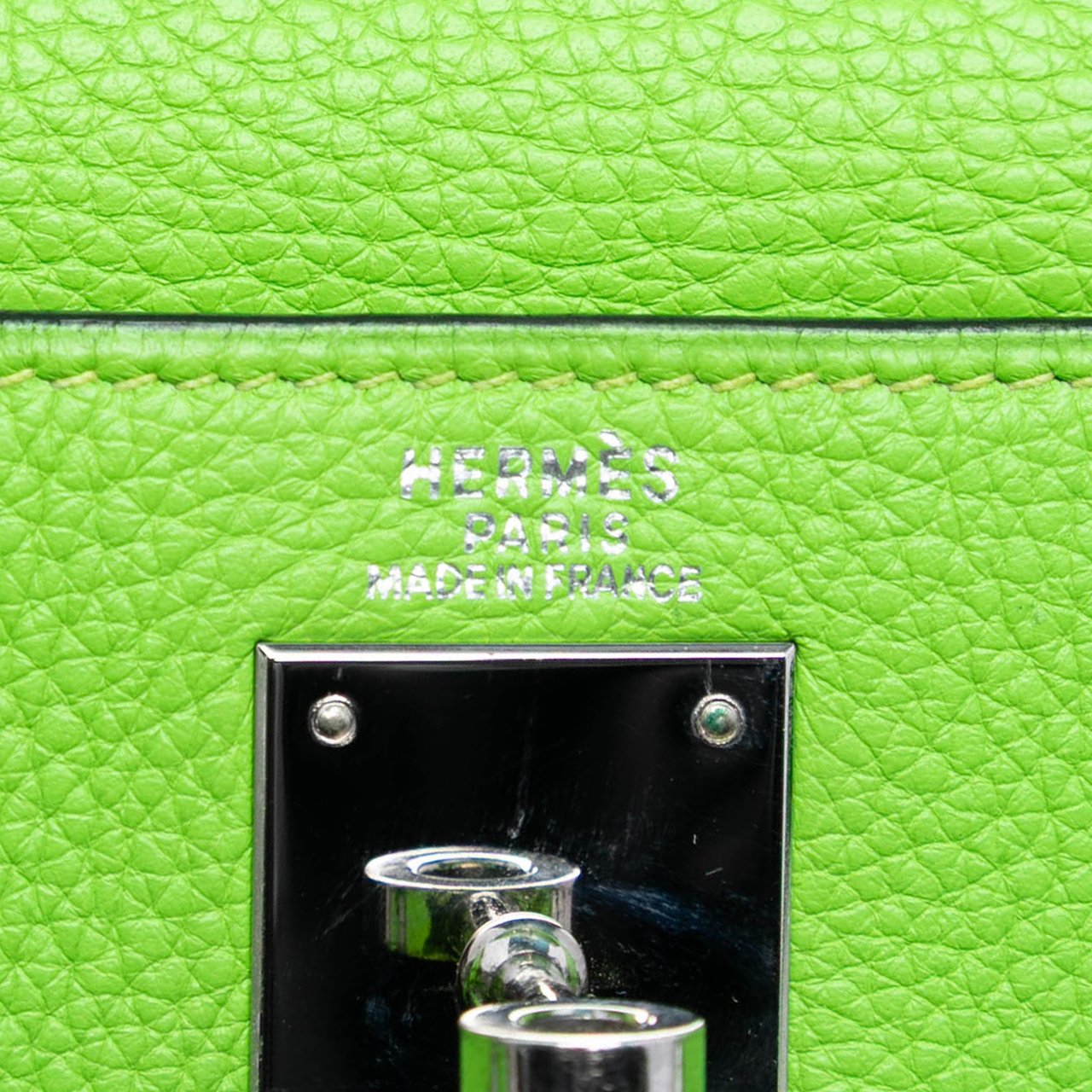 Hermès Clemence Kelly II Retourne 32 Groen